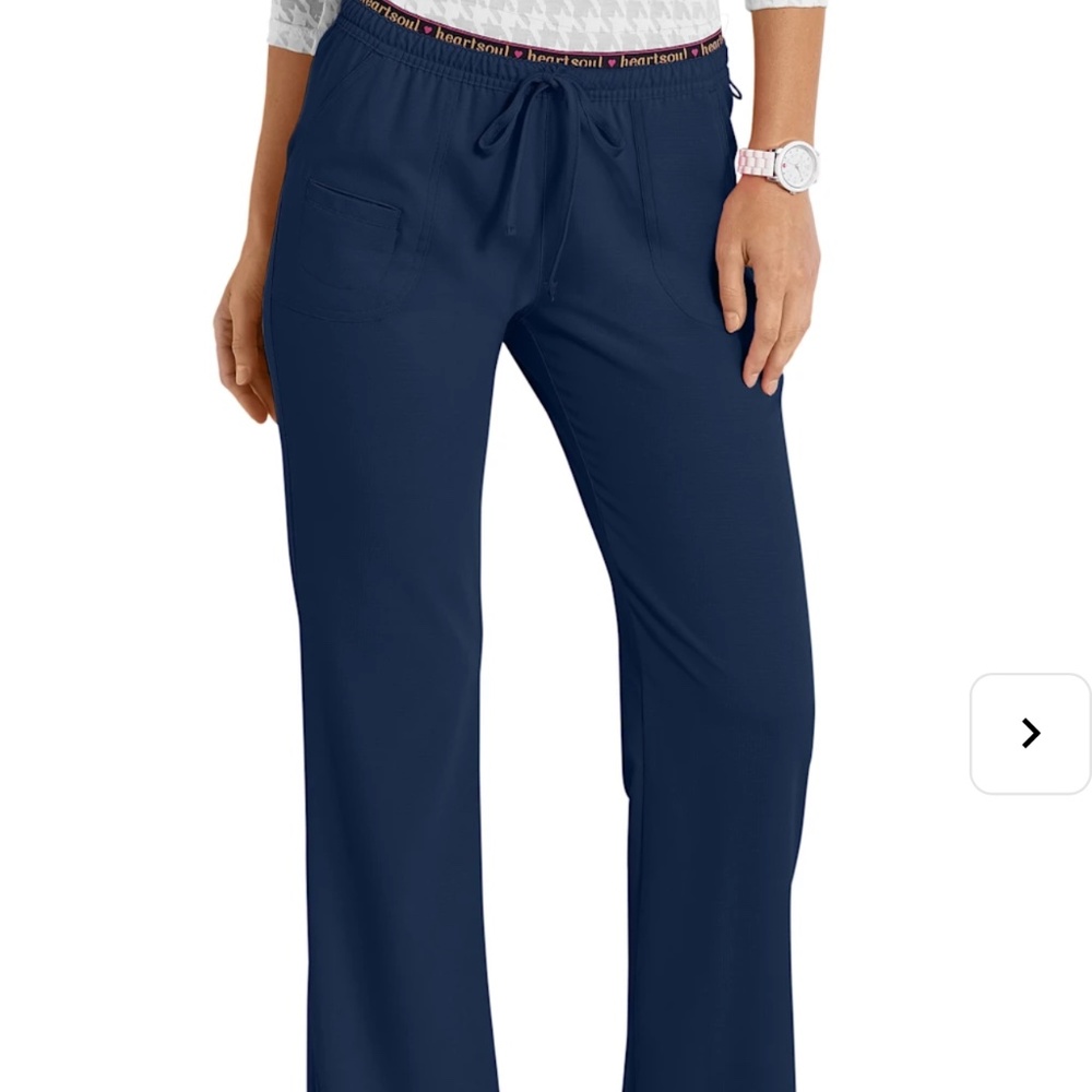 Heartsoul drawstring bootcut scrub pants size XS petite